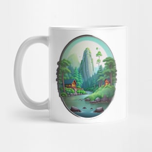 dream house in mountains Mug